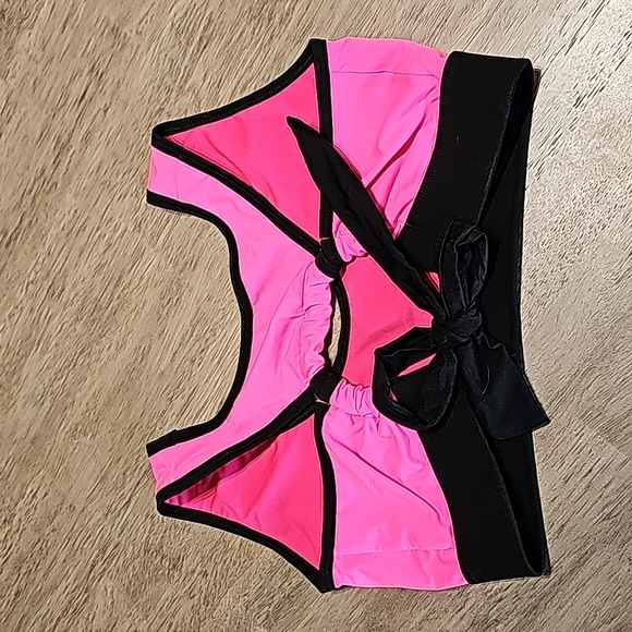 NWOT Napale Bikini Set Hot Pink Size Large - Picture 3 of 16